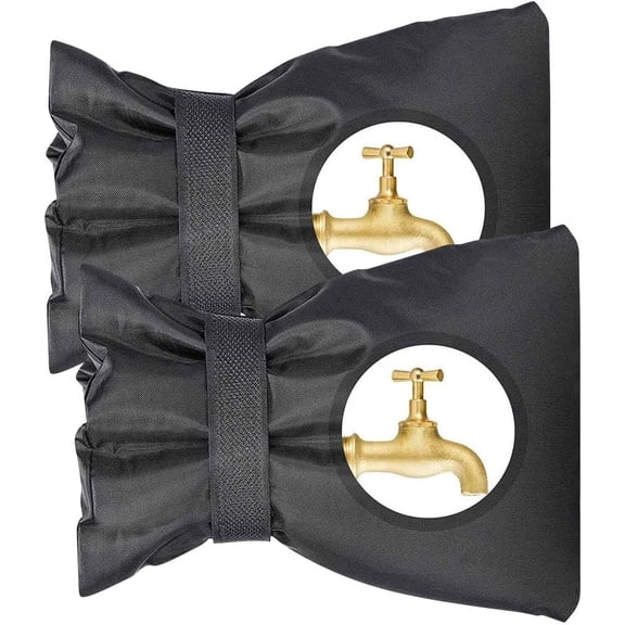 Winter Freeze Protection Outdoor Faucet Cover – 7.87"x5.51" Insulated Hose Bib/Spigot Cover, Patio & Home Winterizing Essential