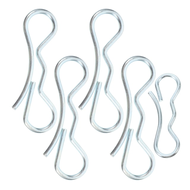 VERDANVERSE 5Ud Clip De Moño Para Pin Cotter Color Plateado Uso En Césped Resistente
