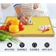thumbnail image 5 of Plastic Cutting Boards Set,Reusable Flexible Cutting Boards,4Pcs Portable Non Slip Mats,Kitchen Cooking Mats for Meat and Vegetables,Include 3pcs Plastic Knife, 5 of 7