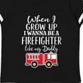 thumbnail image 4 of Inktastic Future Firefighter Like Daddy Boys Toddler T-Shirt, 4 of 5