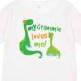 thumbnail image 4 of Inktastic My Grammie Loves Me Grandson Dinosaur Boys Long Sleeve Toddler T-Shirt, 4 of 5