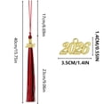 thumbnail image 2 of Cevemin Graduation Hat Tassel - 2026 Bachelor's Cap Suizi Accessory for Ceremony Celebrations, Includes Hanger for Display, 2 of 5