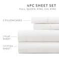 thumbnail image 3 of Comfort Canopy 4-Piece Sheet Set - Ultra Soft Deep Pocket, Queen, White, 3 of 11