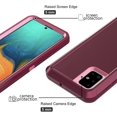 thumbnail image 3 of HSHDLDF Samsung Galaxy A71 4G Case, Samsung Galaxy A71 4G Case Soft TPU Hard PC Heavy Duty Shockproof 3 Layer Cover for Samsung Galaxy A71 4G (Red), 3 of 6