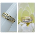 thumbnail image 4 of Dazzlingrock Collection 0.23 CT Round White Diamond Men Wedding Band 18K Yellow Gold Size 11.5, 4 of 6
