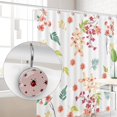 thumbnail image 4 of Ladybugs Red Lips Polka Dots Shower Curtain Hooks Round Crystal Glass, Set of 12 Shower Curtain Rings - Shower Hooks for Curtain Shower Rings, 4 of 4