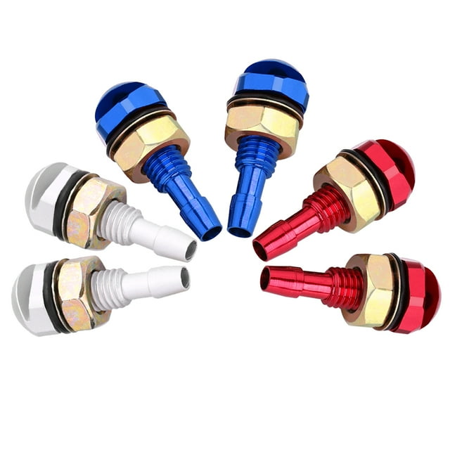 WALFRONT 2pcs Universal Aluminum Alloy Car Auto Front Windshield Sprayer Washer Nozzle, Spray Nozzle,Windshield Sprayer