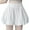 White, variant on Women'S Y2K Bubble Shorts Elastic High Waist Ruffle Summer Wide Leg Bloomers,Shorts for Women Beige L(L)