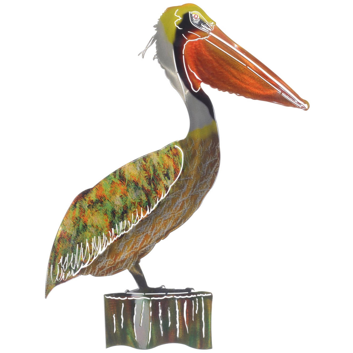 3D Large Pelican Metal Wall Art By Next Innovations