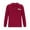 Wine, variant on Mens Quarter Zip Pullover with Chest Pocket Loose Fit Casual Soft Cotton Fleece Plain Sweater Sweatshirts (M, Navy)