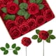 thumbnail image 1 of Rosas artificiales de espuma InnoGear, color rojo oscuro, 25 unidades, 1 of 7
