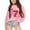 Swt 129# Pink, variant on WAYUTE Sweatshirts for Girls Graphic Hooded Sweatshirt Long Sleeve Pullover Casual Soft Cozy Sports Athletic Jacket for Kids and Toddler