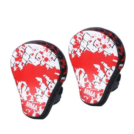 Wkf Karate Mitt - Cheerwing 2pcs Target MMA Boxing Mitt Focus Punch Pad Training Glove Karate Muay Kick