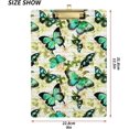thumbnail image 3 of FMSHPON Flowers Butterflies Clipboard Hardboard Wood Nursing Clip Board and Pull for Standard A4 Letter 13x9 inches, 3 of 7