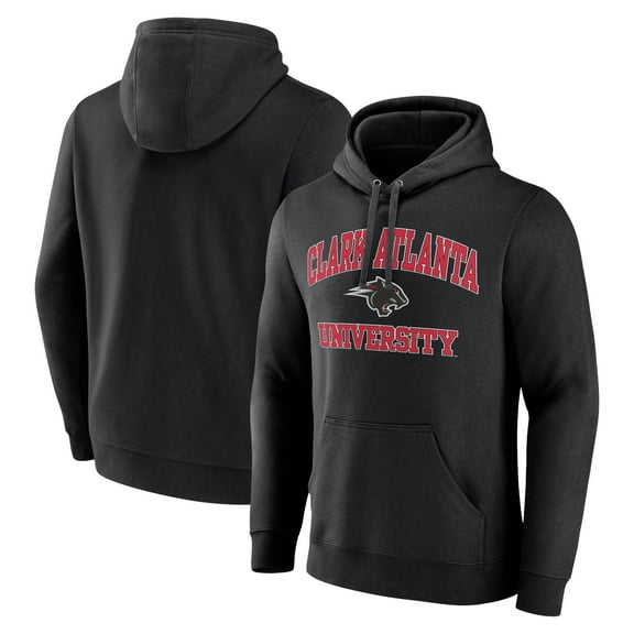 Men's Black Clark Atlanta University Panthers Campus Pullover Hoodie