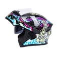 thumbnail image 6 of Full Face Motorcycle Helmet Dual Visor Sun Shield Flip up Modular Motocross DOT Approved Helmets, 6 of 7
