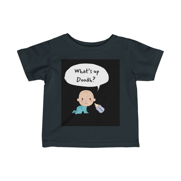 Indian/Pakistani Infant Saying "What's up doodh?" Jersey Tee