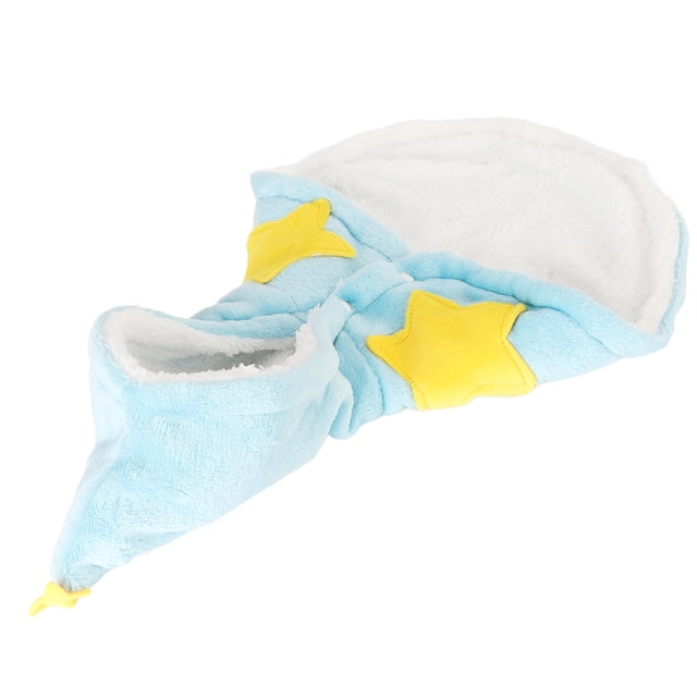 Capa Para Perros, Lavable A Máquina, Ropa Para Perros Azul Cielo, Capa Exterior De Franela Cálida Para Invierno Para Gatos