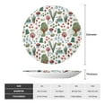 thumbnail image 2 of Kdxio Frog and Forest Plants Bone China Decorative Plate Ceramic Decorative Plate for Home Office Wall Stand Decorative Plates for Home Bedroom-7in, 2 of 6
