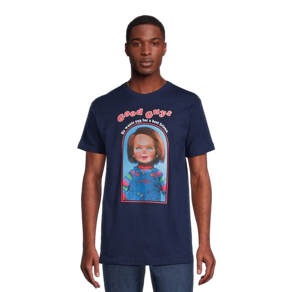 Chucky T-Shirt Men's Good Guys Horror Film Adult Short Sleeve Tee