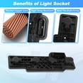 thumbnail image 4 of Soporte del Portalámparas de Luz Trasera Derecha para Volkswagen Caddy 2004-2014, Placa de Circuito de Luz Trasera, Soporte de Bombilla para VW Caddy, Reemplazo 2K5945258A, 4 of 7