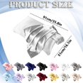 thumbnail image 3 of Satin Pillowcase, Similar to Silk Pillow Cases 35.8x16.1 Inch, Cooling Pillow Case Covers, Room Decor Gifts for Women Men, White, 3 of 4