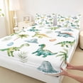 thumbnail image 3 of Castle Fairy Child Boys Girls Kawaii Animal Dino Twin Sheet Sets,Cute Dinosaur Bedding, 3 of 7