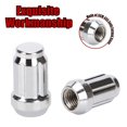 20PCS 1.38 inch Wheel Lug Nuts Chrome, 12mmx1.5 Spline Acorn Lug Nuts