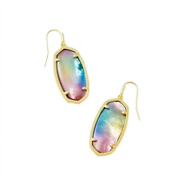 Kendra Scott Women's Elle Drop Earrings Gold Watercolor