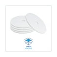 thumbnail image 3 of Boardwalk Polishing Floor Pads, 20" Diameter, White, 5/Carton -BWK4020WHI, 3 of 6