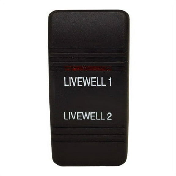 Carling Contura III Boat Rocker Switch Cover | Livewell 1 Livewell 2