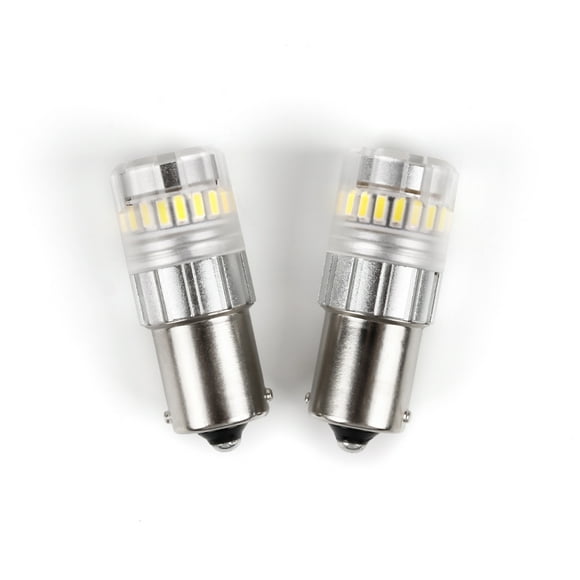 ARC Lighting Turn Signal Light Bulb - LED 3116W Tiny Monster Eco Series; 1156 Philips 3020 High Power LED; White; 600 Lumens; 9 To 18 Volt DC; Set Of 2