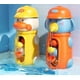 thumbnail image 1 of Baby bath water toy - 2pcs Toddler Waterfall Bathtub Toy W/ Suction Cup, Kids Water Spinner for Tub Pool, Infant Duck Elephant Shower Bathtime（Orange and Yellow）, 1 of 5