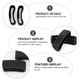 thumbnail image 2 of 4PCS Rubber Watch Band Ring Buckle Anti-Fall Watch Band Buckle Watch Ring Loop Compatible for SUUNTO CORE (Black), 2 of 4