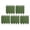 Green, variant on Linnome Plastic Garden Fence 5 Pack Picket Edging for Lawn Flowerbed Plant Border Decorative Yard Barrier 8x5.9in Black