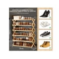 thumbnail image 2 of Zapatera 6 Pisos Organizador Closet Bamboo Almacenamiento  Xtellar cafe, 2 of 4