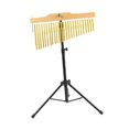 thumbnail image 3 of Yinanstore Carillons de Percussion, Instrument de Percussion Musical Portable Support Réglable Robuste Carillon de Bar Classique Rangée Unique pour Performance Support Noir 25 Notes, 3 of 8