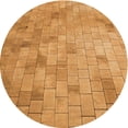 thumbnail image 1 of Ahgly Company Machine Washable Indoor Square Transitional Beer Orange Area Rugs, 3' Square, 1 of 7