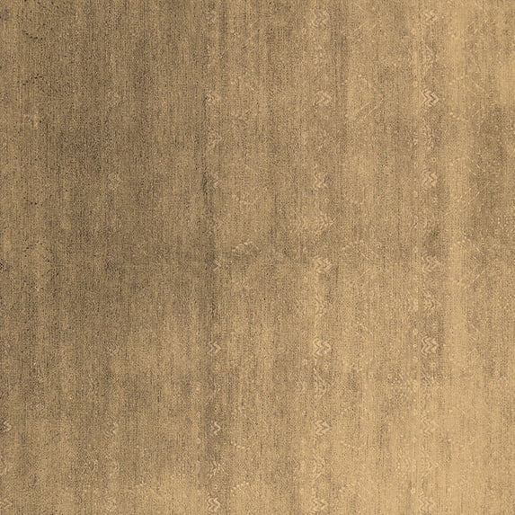 Ahgly Company Indoor Square Oriental Brown Industrial Area Rugs, 8' Square