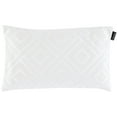 thumbnail image 2 of SAFAVIEH Triska Diamond Pillow, 12" x 20", Ivory, 2 of 5
