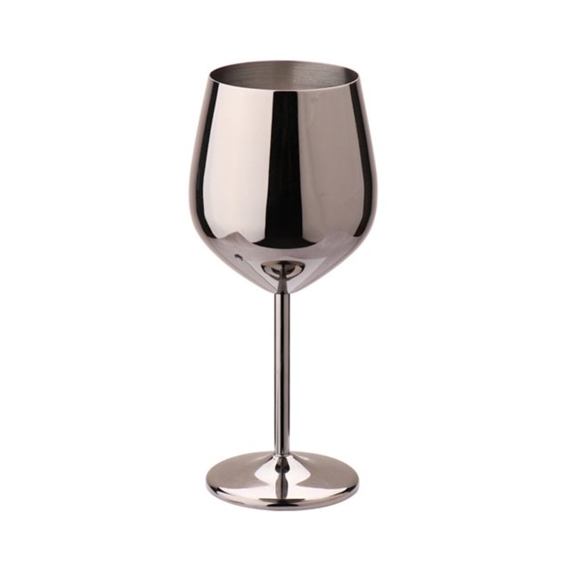 Gobelet en Acier Inoxydable 500ml Verre à Vin Rouge Résistant aux Gouttes Type Tambour Verre à Vin Plaqué Cuivre - Sept Couleurs