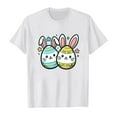 thumbnail image 3 of Hihipz Little Girl's Easter T Shirt Lovely Cartoon Print Short Sleeve T-Shirt Children Summer Dailywear Tee Tops,Sizes 6-7Y, 3 of 4