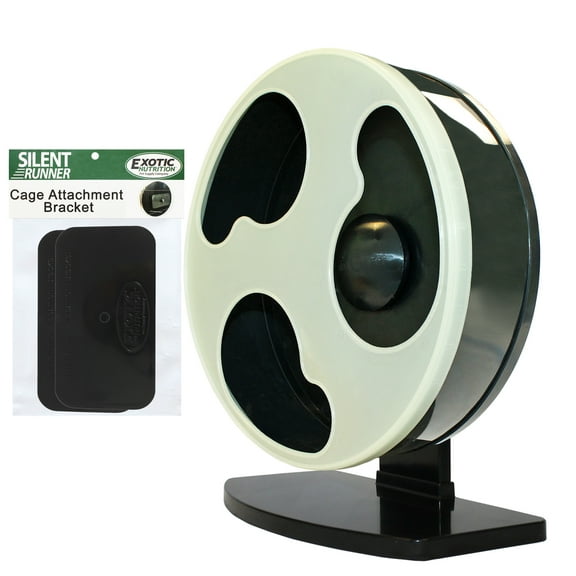 Exotic Nutrition Silent Runner 12" Glow Wheel   Cage Attachment