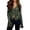 A-Army Green165, variant on Female Leopard Print Tie Front Ruffled Bell Sleeve Cropped Blouse Night Out Party Shirt