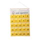 thumbnail image 4 of Gráfico de bolsillo para el aula,Organizador numerado Soporte para calculadoras de teléfonos,Gráfico de bolsillo para el aula Lienzo para montaje en puerta de pared,Organizador para colgar, 4 of 8