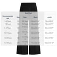 thumbnail image 6 of vzibsiv Boys Girls Sweatpants Wide Leg Fleece Lined Elastic Waist Pants with Pockets School Casual Trousers Black 14-15Y, 6 of 7