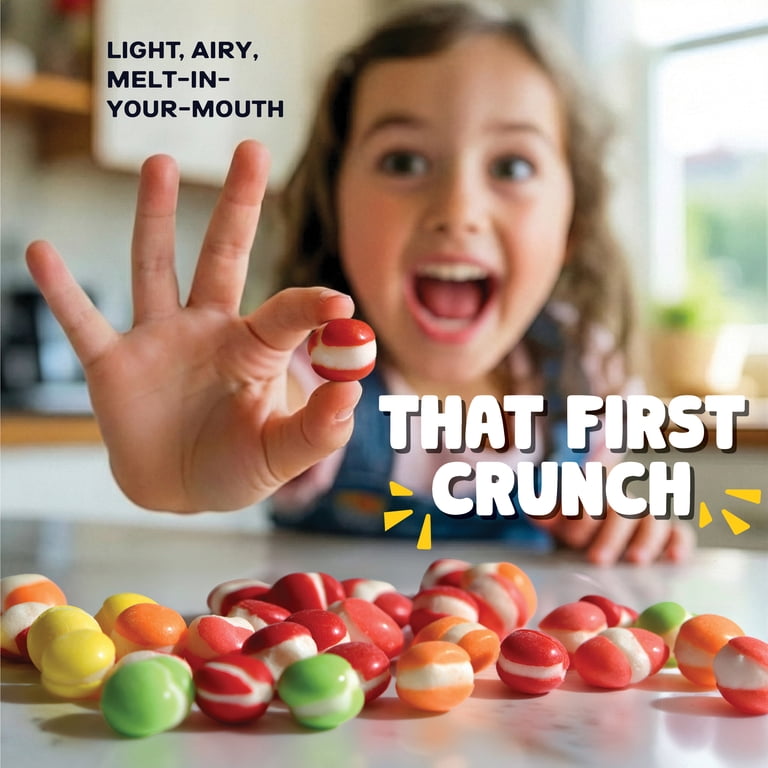 Freeze Dried Candy 8 oz, Crunchy Assorted Candy Snacks, Sweet