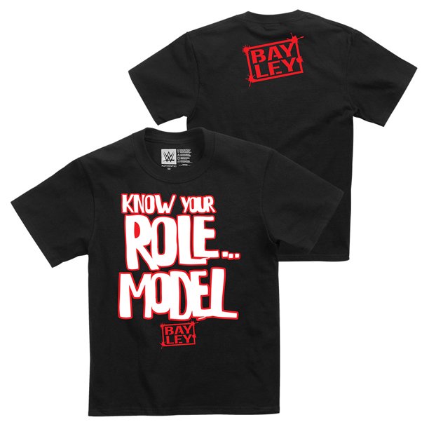 Official Wwe Authentic Bayley Know Your Role Model Youth T Shirt Black Small Walmart Com Walmart Com Official Wwe Authentic Bayley Know Your Role Model Youth T Shirt Black Small Walmart Com Walmart Com