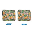 thumbnail image 7 of FORMRS 13-13.3 inch Laptop Sleeve Case Soft Carrying Quilted Computer Bag Cover, Pink Oranges, 7 of 7