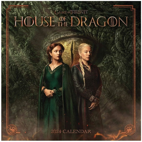 House Of The Dragon 2024 Wall Calendar